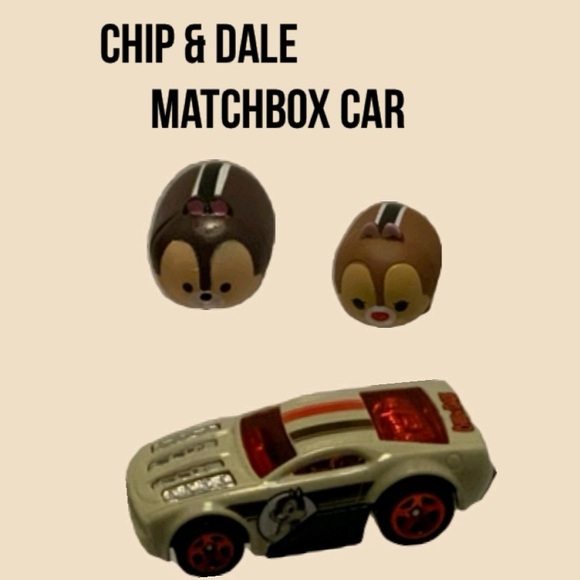 Chip and Dale Disney Series Matchbox Car with extras - Picture 1 of 16